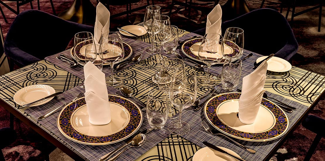 Book a table for dinner and stay all night